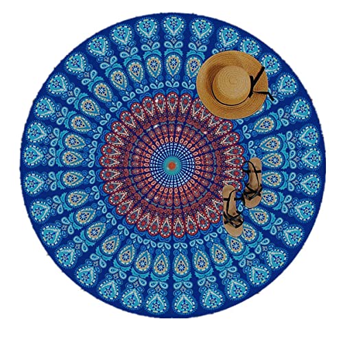 Manta de Meditação MANFA MANDALA (150x150 cm) Manfâ - Cobertores - 150x150 cm, algodão, impressão digital