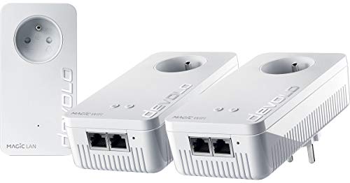 Powerline DEVOLO Magic 2 Wifi Next Starter Kit DEVOLO - Adaptadores power over ethernet - powerline, devolo magic 2 wifi next starter kit, instalação, router, computador, dispositivos com cabo, homeplug av2, transmissão de dados, sem fios
