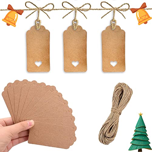 Etiquetas para Armar com Fita de Jute - 100 Unidades AMIGOGO - Etiquetas e rótulos de presente - etiquetas, armar, fita jute, 100 unidades