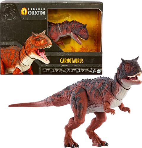 Figuras MATTEL Jurassic World Carnotaurus Mattel - Bonecos de ação e brinquedo - figuras, mattel, jurassic world, carnotaurus, 17cm, dinossauro