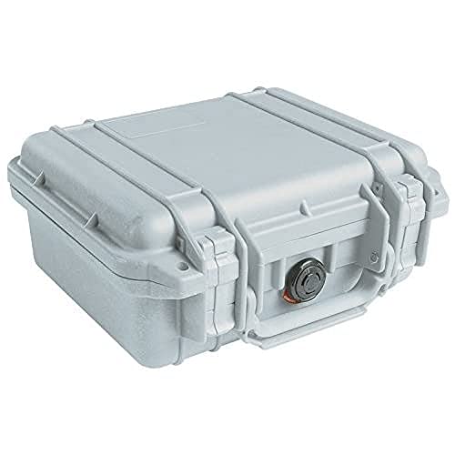 Caixa de Transporte PELI 1200 (Prateado) Peli - Peças e acessórios para câmeras - caso rígido, alta qualidade, resistência, hermético