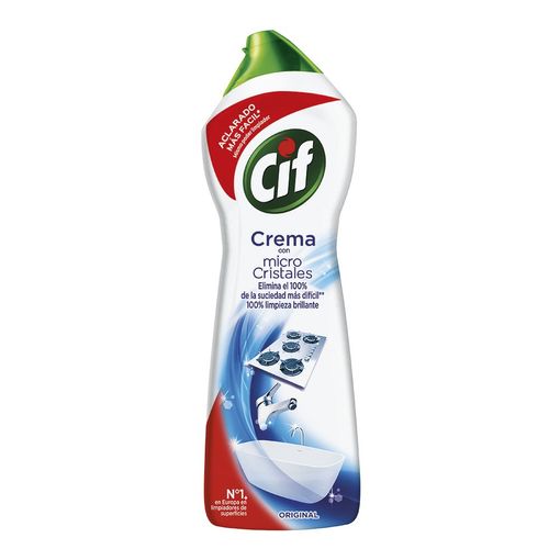 Detergente para Máquina de Lavar Todo Cif Cream Regular 750 ml Cif - Desinfetantes domésticos - 750 ml, creme, regular
