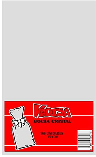 Saco de Plástico Transparente 15 X 30 Cm KADISA KADISA - Sacos de armazenamento de alimentos - transparente, 15x30 cm, polipropileno, 100 unidades
