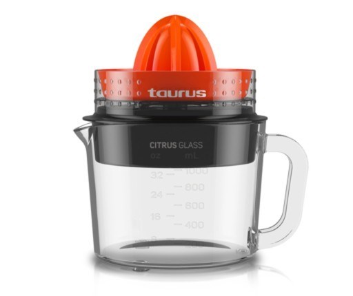 Espremedor Elétrico TAURUS Citrus Glass Taurus - Centrifugadoras - 1 l, transparente, vidro