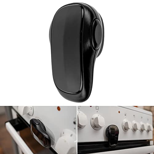 Bloqueio de segurança da porta do forno 1 peça preto adesivo especial resistente ao calor Your Day Mate - Móveis para bebês e crianças pequenas - segurança, forro, preto, adesivo, resistente ao calor