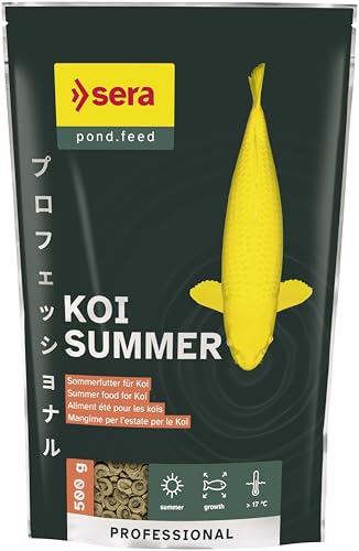 Alimentação para Peixe Koi Prof Alim Summer 500g SERA - Ração para cães - alimentação, peixe koi, prof alim summer, 500g