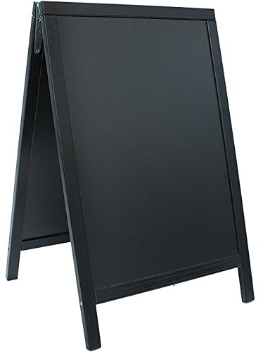 Quadro de Mesa SECURIT 55X85cm Preto (55x85cm) SECURIT - Quadros-negros - preto, MDF, 55x85cm