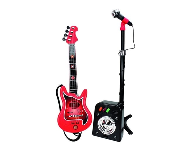 Acessório para instrumento musical REIG 662208 REIG - Instrumentos de brinquedo - guitarra elétrica, bafle amplificador, micrófono, interruptor on/off