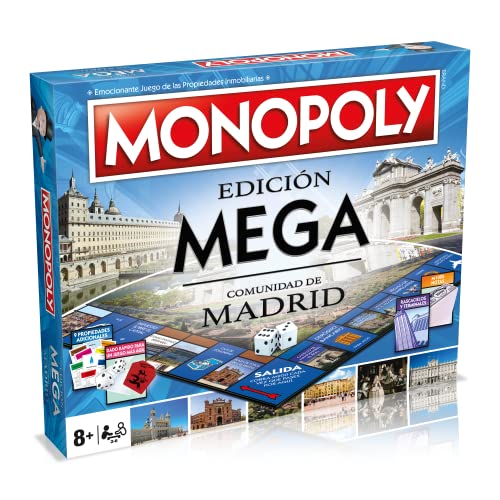 Jogo de Mesa HASBRO MONOPOLY Mega Community (Idade Mínima Recomendada: 8 anos) Eleven Force - Jogos - jogo tabuleiro, monopoly mega comunidade, idade mínima: 8 anos, espaços adicionais, dado rápido, rascacielos