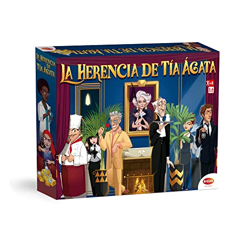 Jogo de Tabuleiro BIZAK Juego La Herencia De Tía Ágata Bizak - Jogos - jogo de tabuleiro, herança, tia ágata