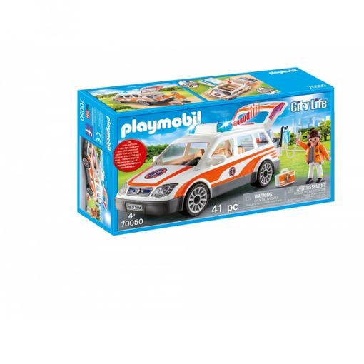 Playmobil City Life 70050 Brinquedo de Construção PLAYMOBIL - Conjuntos de brinquedos - construção, brinquedo, veículo, emergência, médico, enfermeira