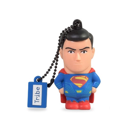 Pen USB TRIBE Superman (16 GB - USB 2.0) Tribe - Pen drives usb - 16 gb, usb 2.0, compatível FAT32, preto e azul
