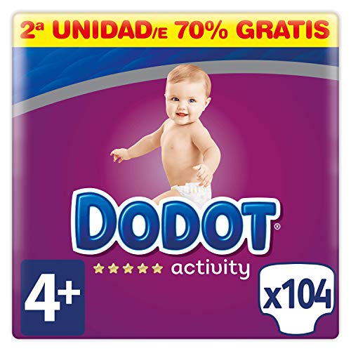 Fraldas DODOT Activity (104 fraldas) (Tamanho: 4) DODOT - Roupa interior - macios, soft touch, 104 fraldas, tamanho 4
