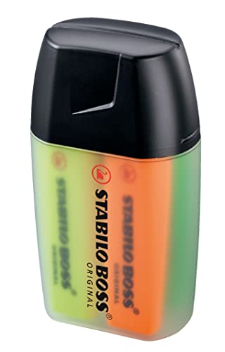 Marcador Fluorescente STABILO BOSS Original Preto (Caixa de 4 Unidades) Stabilo - Marcadores e marcadores de texto - fluorescente, secagem rápida, 2 mm, tampa transparente