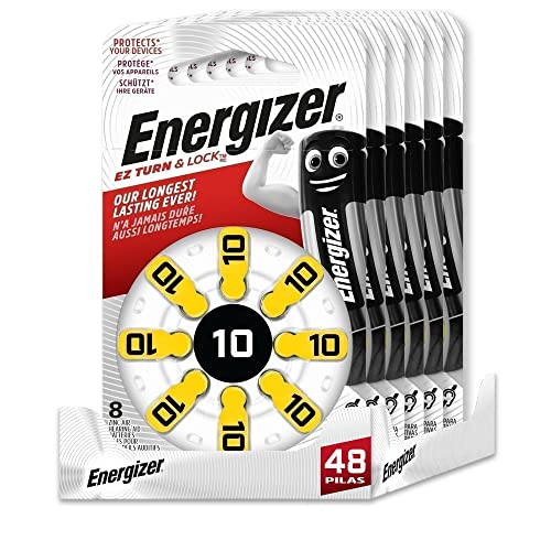 Pilhas Não Recarregáveis ENERGIZER Special Hearing Aid (48 unidades) Energizer - Baterias de uso geral - pilhas não recarregáveis, energizer, aparelhos auditivos, tecnologia zinco-mercurio, 10 mm, tensão nominal