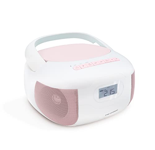 Rádio MOOOV 477185 (Vermelho - Digital - AM/FM/Bluetooth) METRONIC - Reprodutores de áudio e gravadores - am/fm, bluetooth, sintonizador digital, leitor de CD