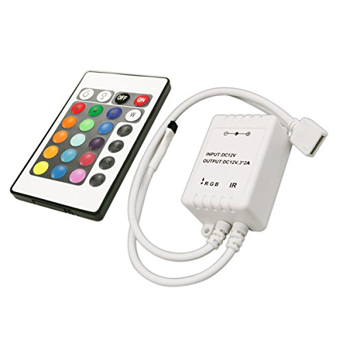 Comando + Controlo Remoto MultiColor Rgb ElectroDH - Controladores de efeitos especiais - comando, controlo remoto, multicolor rgb