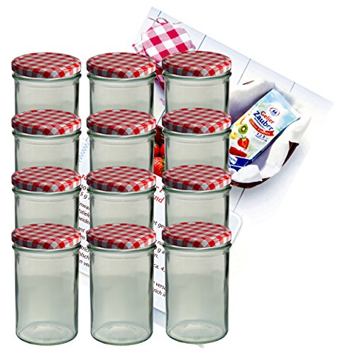 Copos de Vidro MAMBOCAT Set de 12 Copos com Livro de Receitas MamboCat - Utensílios de mesa - copos, vidro, set, receitas