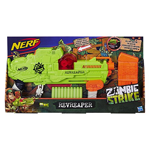 Lançador NERF Zombie Strike (Idade Mínima: 8 anos) Hasbro - Armas de brinquedo e acessórios - lançador, nerf, zombie strike, idade mínima: 8 anos, 10 dardos, pontaria boa