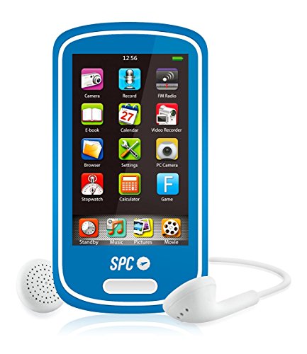 Leitor MP4 SPC 5074A (Azul - 1 GB - Autonomia: até 12 h) SPC - Telemóveis - mp4, azul, 1 GB, 12 h