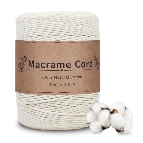 Fio de Tecido VORHOT 3Mm Bege 300M (Bege - 3 mm) VORHOT - Fibras para artesanato - bege, 3 mm, 300 m