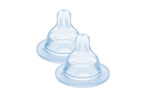 Tetina MAM Fluxo Muito Lento 0+ Meses (2 Unidades) MAM - Bicos e forros para mamadeiras de bebê - fluxo lento, 0+ meses, silicone ultra-soft, bebé natural