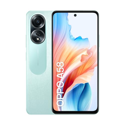 Smartphone OPPO A58 (6.7'' - 6 GB - 128 GB - Verde) Oppo - Telemóveis - 6.7 polegadas, 6 GB, 128 GB, verde