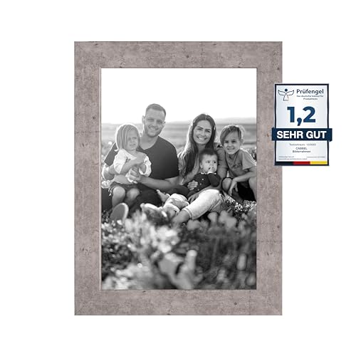 Moldura CABEL 0018X24G Cinzento (18x24cm - MDF) CABBEL - Porta-retratos - moldura, cabel, cinzento, MDF, acabamento branco