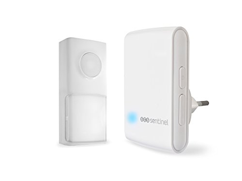 Campainha sem fio ECOBELL 100 com bateria recarregável SCS SENTINEL - Campainhas e sinos de porta - sem fios, bateria recarregável, 100 metros, duplo sinal