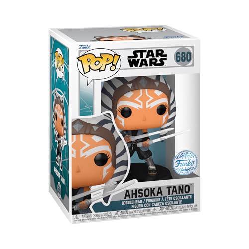 Figura FUNKO Pop Star Wars: The Mandalorian- Ahsoka w/ Dual Lightsabers Funko - Brinquedos - figura, funko pop, star wars, The Mandalorian, ahsoka, dual lightsabers