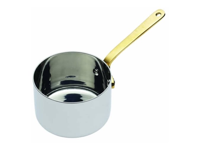 Panela Master Class Professional Kitchen Craft MCCMSAUSS | Inox (Acessórios de cozinha) Kitchen Craft - Panelas de molho - inox, mini, alça rebitada, serviço