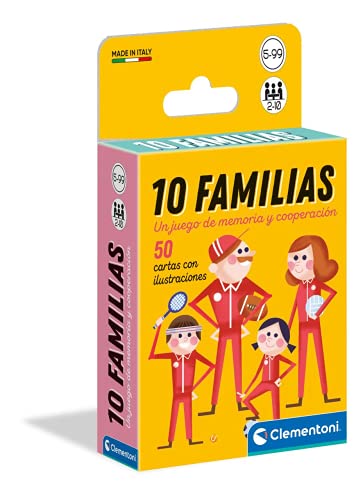 Jogo de cartas CLEMENTONI Baraja 10 Familias CLEMENTONI - Jogos de cartas - familias, reunir, cartas, jogo