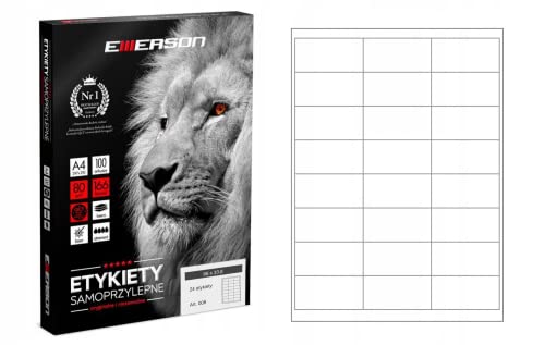Etiquetas Autoadesivas NETUNO 100X Universal Branco Din A4 (24 Etiquetas - 66x33,8mm) Netuno - Papel de impressora e copiadora - autoadesivas, universal, branco, a4
