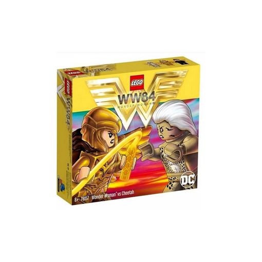 LEGO Marvel: A Mulher-Maravilha e a Cheetah - 76157 (Idade Mínima: 4) LEGO - Blocos de encaixe - wonder woman, cheetah, minifigura, torre transmissora
