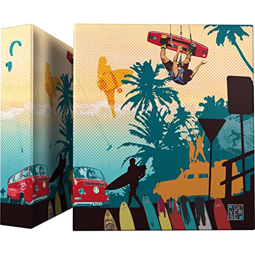 Grafoplás 88172651 Caderno e Bloco de Notas Grafoplas del Noroeste,S.A. - Pastas Organizadoras - 4 anéis A4, capa resistente, design moderno, coleção Sunshine