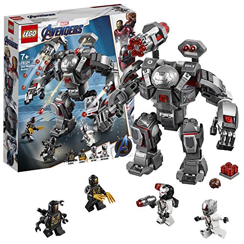 LEGO Marvel: Máquina de Guerra Destruída - 76124 (Idade Mínima: 7) LEGO - Blocos de encaixe - lego marvel, máquina de guerra, ant-man, outliers, robô, canhões