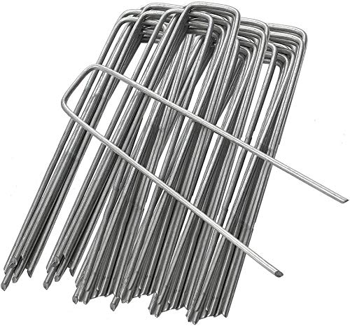 Caixa de Estacas RAM 50 Galvanizadas Plata ROL - Jardinagem - ferro galvanizado, anti-rastejo, resistente ao desgaste, fixação de malhas