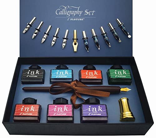 Conjunto de Canetas IDEAPOOL (22 peças) IDEAPOOL - Kits de desenho e pintura - 22 peças, tinteiros, canetas douradas, aço inoxidável