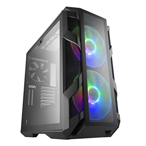 Caixa PC COOLER MASTER MasterCase H500M (ATX Mid Tower - Preto) Cooler Master - Gabinetes de computador de mesa e servidor - ATX, mid tower, preto