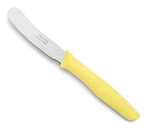 Faca de Manteiga Arcos Nova Amarelo 070 mm Arcos - Facas de mesa - manteiga, acero inoxidable, ergonômico, resistente