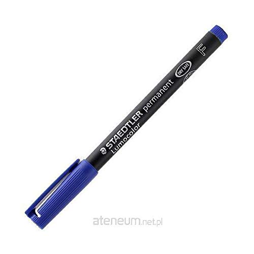 Marcador STAEDTLER Lumocolor (Azul - Ponta Fina) Staedtler - Marcadores - recarregável, ponta fina, resistente à água, polipropileno