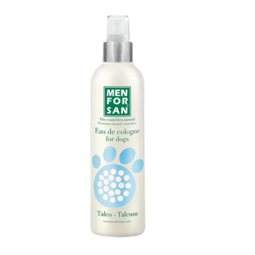 Água de Colónia para Cão MENFORSAN Talco (125 ml) MENFORSAN - Fragrâncias e sprays desodorizantes para animais de estimação - perfumado, 125 ml, talco