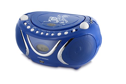 Rádio METRONIC 477132 (Azul - Digital - FM/AM - Pilhas) METRONIC - Reprodutores de áudio e gravadores - digital, fm/am, pilhas, azul