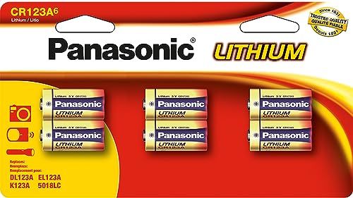 Pilha Recarregável PANASONIC CR123A 3V 1600mAh Panasonic - Baterias de uso geral - litio, cr123a, 3V, 1600mah