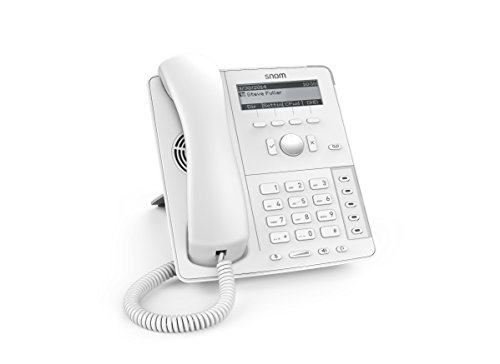 Telefone Fixo SNOM D715 (Ecrã Tátil - Branco) Snom - Telefonia - ecrã tátil, 4 portas, vídeo chamadas, usb
