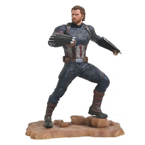 Figura de Ação AVENGERS Capitão América (Idade Mínima Recomendada: 4 anos) DIAMOND SELECT - Brinquedos - figura, ação, vingadores, capitão américa, pvc, diamond selects
