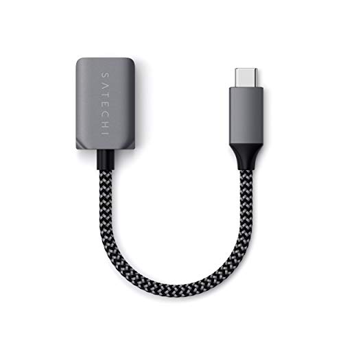 Cabo Adaptador SATECHI USB C para USB 3.0 Cinzento SATECHI - Cabos de armazenamento e transferência de dados - usb-c, usb 3.0, plug & play