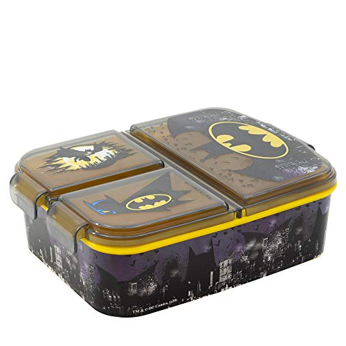 Lancheira PALLEON Batman (6,5 x 12,5 cm - Poliéster) Palleon - Lancheiras e sacos - 6,5 x 12,5 cm, poliéster, lavável, divisórias