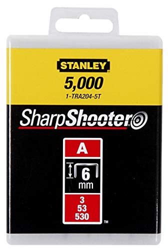 Aguardeante STANLEY A (12mm - 1000 peças) STANLEY - Grampos - 1000 aguarentes, Stanley, ferro, preto, azul