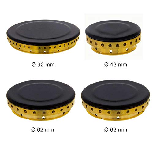 Tapete de cozinha com aroma Teka 000.003.001 Recamania - Acessórios para cooktops, fornos e fogões - aroma, cozinha a gás, 4 tapetes, latão, esmaltado